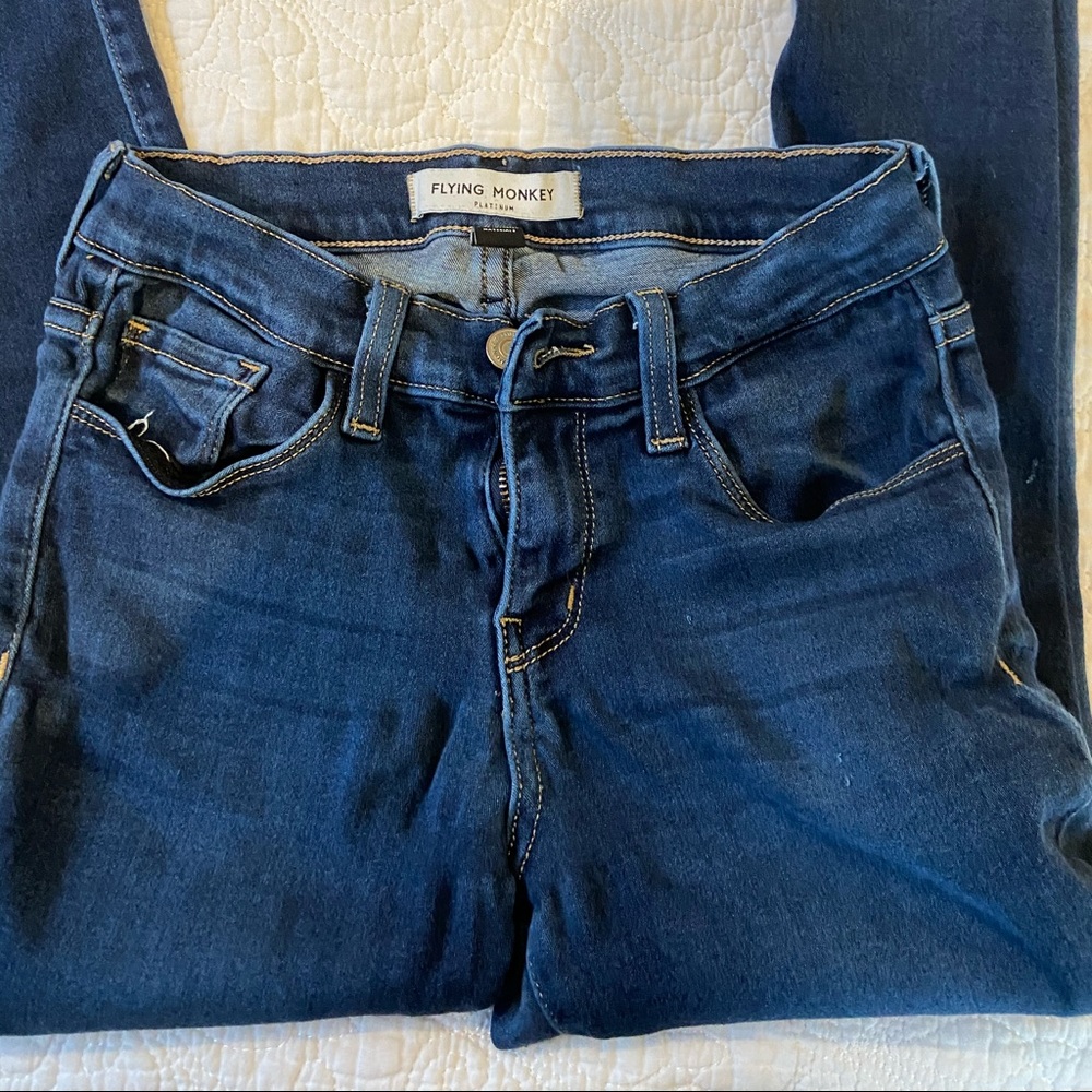Flying monkey skinny jean